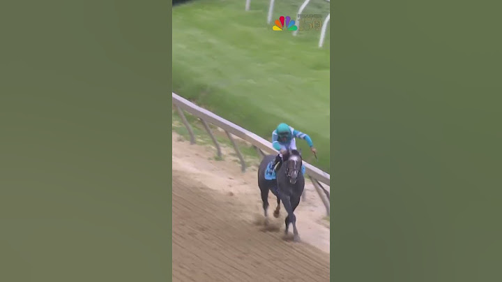 AN ELECTRIFYING FINISH AT THE PREAKNESS 🤯🏇