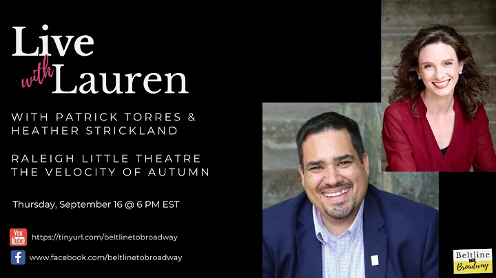 Live Chat with Patrick Torres and Heather Strickland