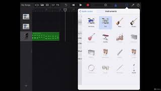GarageBand iPad Tutorial - Complete Beginners Guide : Creating A Full Track - Part 1