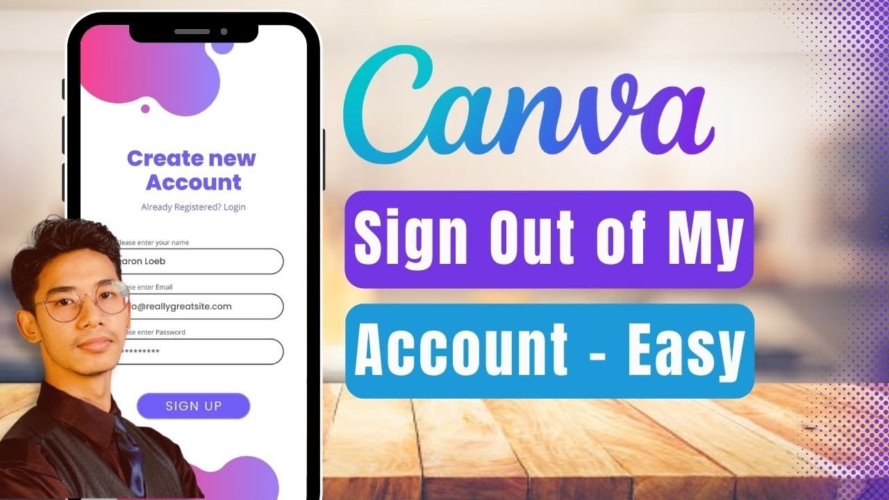 How to Sign Out of My Canva Account ! - YouTube
