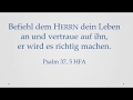 Ein zeugnis von ulrich pfahler psalm 37 5