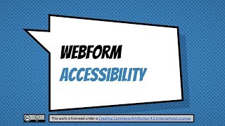 Webform Accessiblity screenshot 1