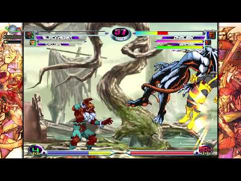 MvC2 Dhalsim 175% rush down & assist punish K.O. 10/8/24