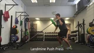 Resilient Performance - Landmine Push Press