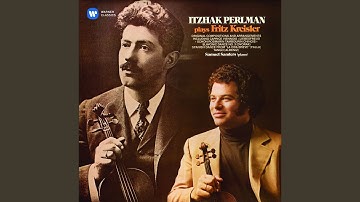 La vida breve: Danza española No. 1 (Arr. Kreisler for Violin and Piano)