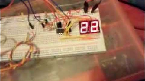 Testing my PIC12f675 powered bike Speedometer