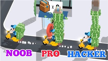 MINI NOOB vs PRO vs HACKER in Deliver It 3D