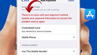 Fixed✅: There is an issue with your payment method update your payment information | iPhone  iPad