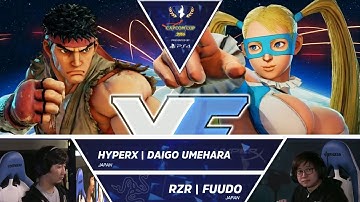 SFV: HyperX Daigo Umehara vs RZR Fuudo - Capcom Cup 2016 Day 1 Top 16 - CPT2016