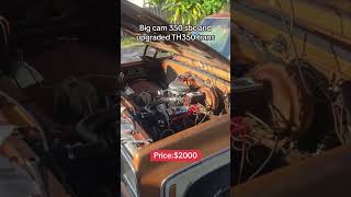 350 sbc, big cam, chromoly pushrods, hydralic lifters, comp cam springs, dual plane hi