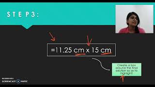 Drawing to Scale (Metric Calculation) Recording #1