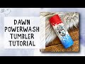 Dawn Powerwash spray tumbler tutorial