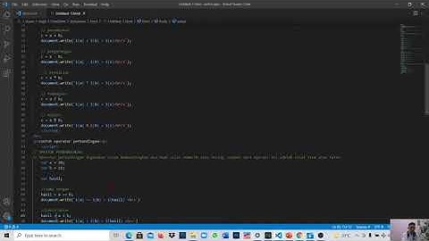 Tugas menjelaskan konstanta, operator, operator perbandingan, operator logika
