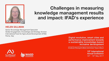 Challenges in measuring knowledge management results and impact: IFAD