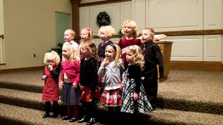Preschoolers - 2014 FCS Christmas Program