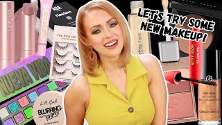 GRWM TRYING NEW MAKEUP | INDIE + DRUGSTORE + HIGH END | Steff's Beauty Stash