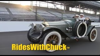 Indy 2016 Pace Car Reunion - The Carl Fisher 1914 Packard across the 'Yard of Bricks'