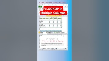 VLOOKUP in meerdere kolommen