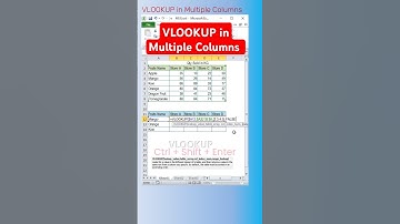 VLOOKUP in meerdere kolommen