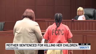 WATCH | Lexington mother sentenced for stabbing death of her children