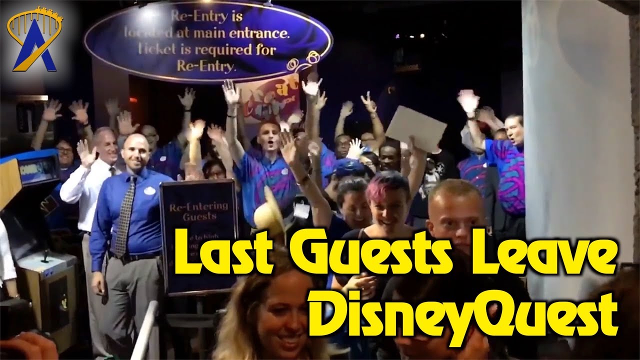 Disneyquest Doors Closed Last Guests Leave For Final Time At Disney Springs Youtube
