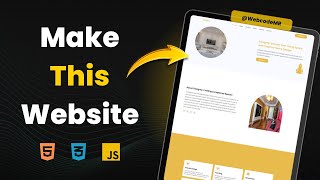 Build a Stunning Home Design Website | HTML, CSS & JS Tutorial! | Step-by-Step for Beginners