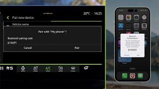 Bluetooth-Parring Af Smartphone Og Telefonfunktion