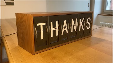 DIY Split Flap Display