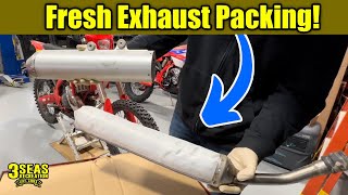 How to replace your 2-Stroke Dirt bikes Exhaust Packing : Beta 125/ 200/ 250 /300 RR