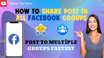 How To Share Post in ALL Facebook Groups At Once 2025 | Post To Multiple Groups Fastest