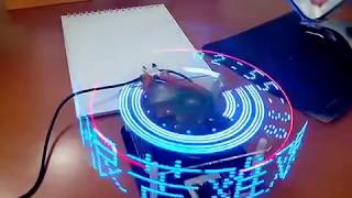 DIY Rotating LED clock Kit