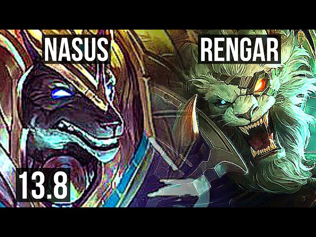 NASUS vs ILLAOI (TOP), 6/0/4, 1.3M mastery, Dominating