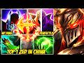 WILD RIFT CHINA TOP 1 ZED - ZED IS STILL THE SCARIEST ASSASSIN...