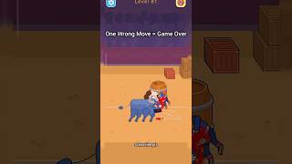 🥵 One Wrong Move = Game Over ⚔️ Level 81 ! #shorts #gaming #fails