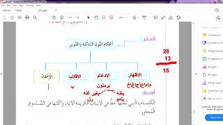 الصف الخامس الدرس التاسع والعشرون الاخفاء