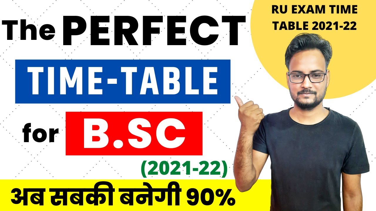 B.Sc के Time-Table पर चर्चा | Rajasthan University B.Sc Exam Time Table 2022 | RU B.Sc Exam 2021-22