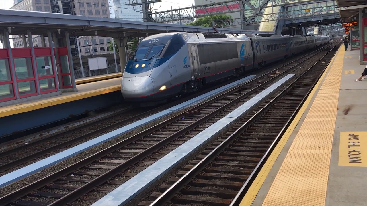 Acela Express #2163 to Washington DC - YouTube