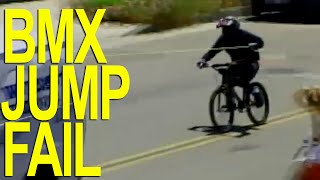 BMX BUILDING JUMP FAIL
