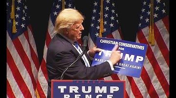 Trump Asks Christian Crowd If They Should Remove Non-Believers