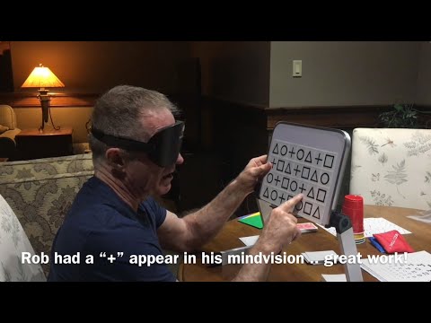 122. A Quick Solo Practice - Seeing Blindfolded - Colours, Symbol, Letter Appears In Rob's Mindsight