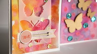Watercolour Backgrounds for Cards
