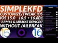 SimpleKFD: Tweak/Customize iOS 15.0-16.5 & 16.6b1 Without Jailbreak | Arm64 & Arm64e Devices | 2023