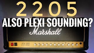 Can the Brutal Marshall JCM800 2205 also sound like a PLEXI?