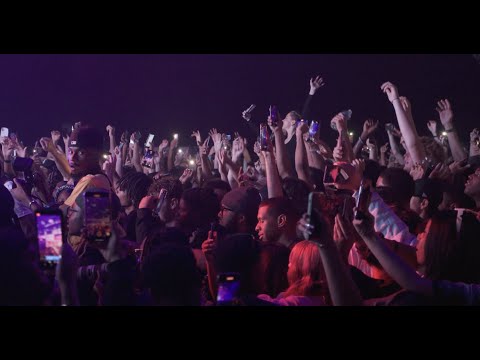 Hip Hop Rap Concert Crowd  3   Jumping Hands Up   Free 4K Stock Footage