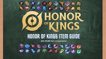 Honor of Kings Item Tutorial with MLBB Comparisons - HOK All Items Guide suitable for new players!
