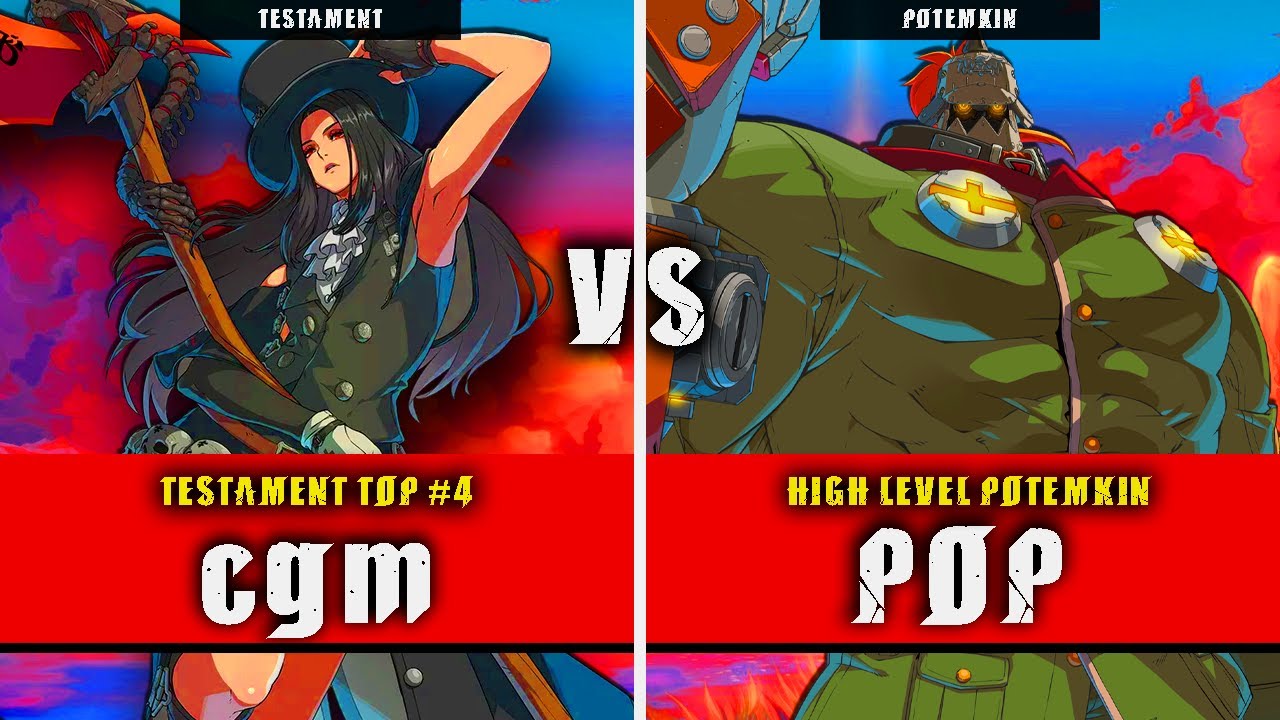 GGST cgm (Testament) VS POP (Potemkin) Guilty Gear Strive High