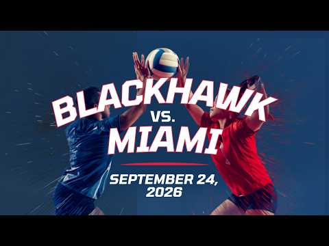 Volleyball Blackhawk vs Miami, Sept  24, 2026