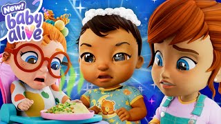 The Babies Eat Smelly Vegetables Before Bed! 🤢 BRAND NEW Baby Alive Episodes 🥱 Family Kids Cartoons