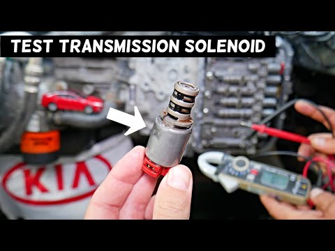 HOW TO TEST TRANSMISSION SOLENOID ON KIA OPTIMA FORTE SORENTO SPORTAGE SOUL RIO NOT SHIFTING