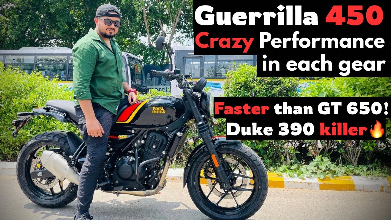 Segment Killer🔥- Guerrilla 450 top speed || Performance test in each ...
